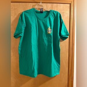 Hanes Green Just Hard Squeezed Graphic Tee